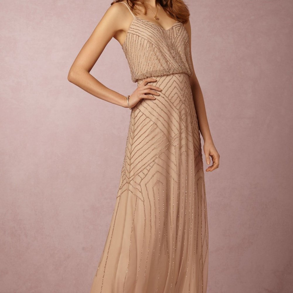 BHLDN Adrianna Papell Sophia Beaded Dress
